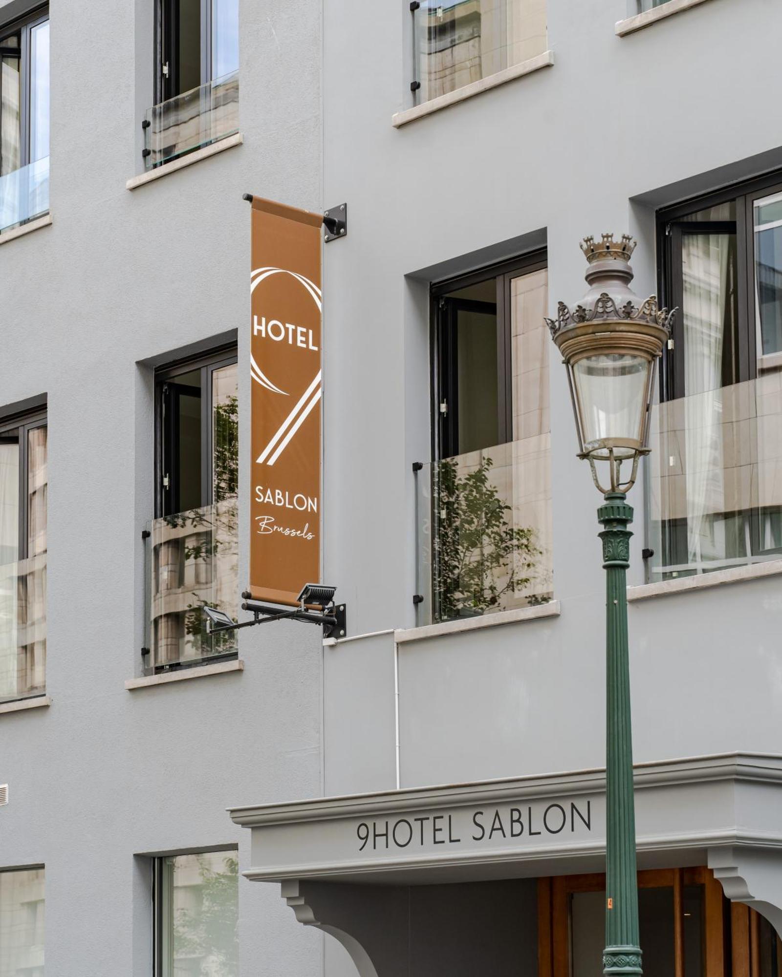 9Hotel Sablon Brussel Bagian luar foto